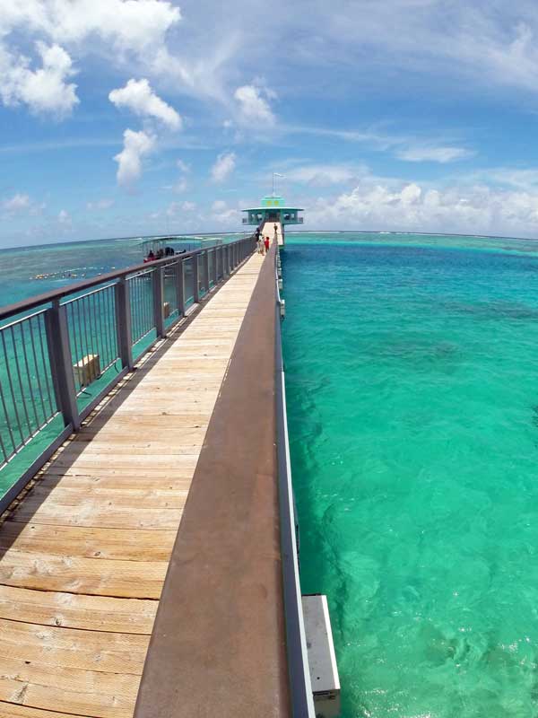 Fish Eye Underwater Observatory in Piti Bay Marine Preserve